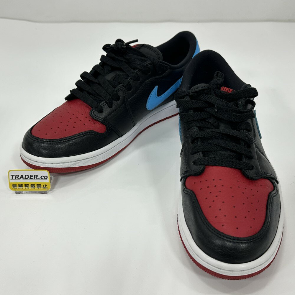 乐天商城 - 07w1629★ NIKE WMNS AIR JORDAN 1 RETRO LOW OG “NC to CHI” ナイキ ウィメンズ エアジョーダン1 レトロロー ノースカロライナ トゥ シカゴ 28cm CZ0775-046【中古品】