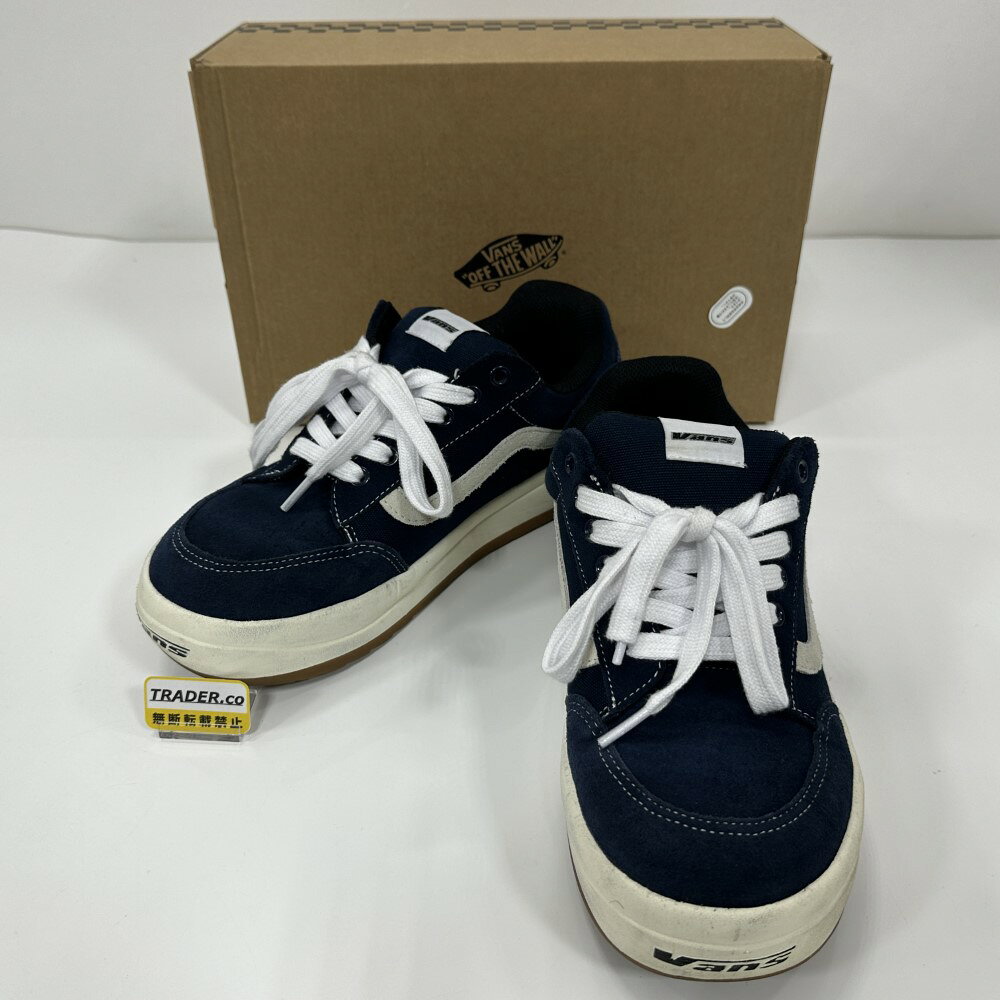 樂天商城 - 07w1630★ VANS “GRASSO” ヴァンズ グラッソ ネイビー/ホワイト 27cm V2069【中古品】