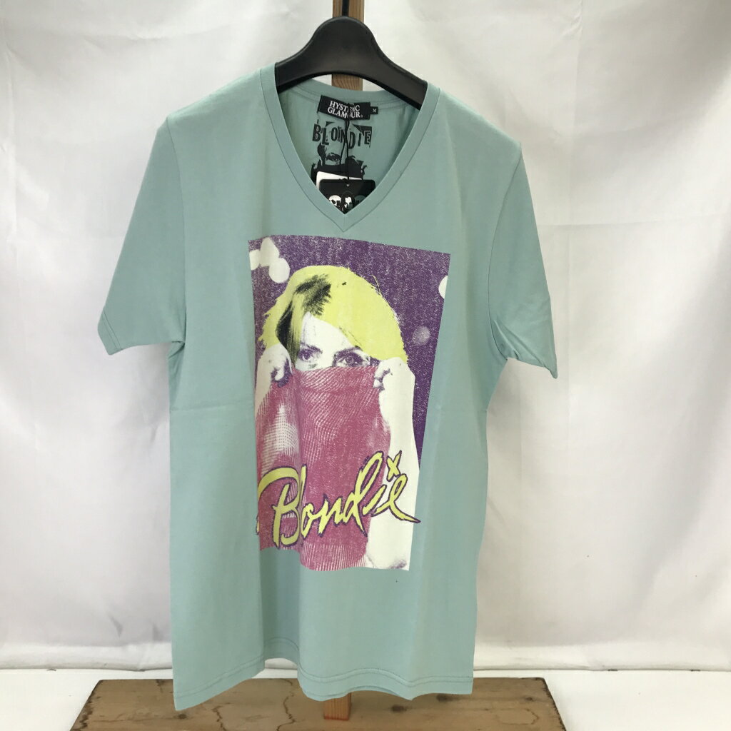 【中古】Hysteric Glamour ヒステリックグラマー 0203CT12 Blondie Print Tee 半袖Tシャツ サイズM グリーン タグ付き ハイブランド 中古品 01r9440【結城店】