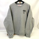 【中古】NIKE×STUSSY ナイキ×ステューシー 2021SS Fleece Crew Sweatshirt スウェット Lサイズ DC4198-050 メンズ トップス トレーナー 長袖 裏起毛 グレー 01r9160 中古品【結城店】