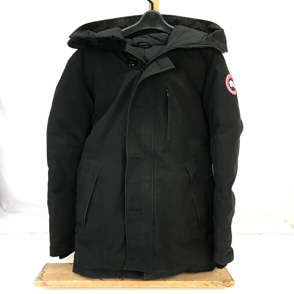 【中古】CANADA GOOSE カナダグース JASPER PARKA ジャスパー 68F8490 Sサイズ メンズ レディース アウター ダウンジャケット ブラック 黒 01r9208 中古品【結城店】