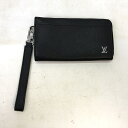 【中古】LOUIS VUITTON ルイヴィトン ジッピー・ドラゴンヌ タイガ メンズ 長財布 ウォレット ブラック 黒 01r9284 中古品【結城店】