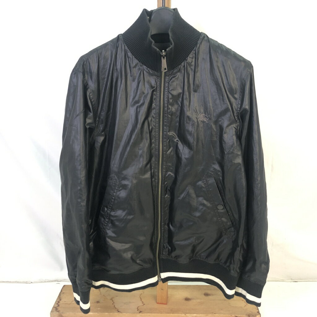 【中古】BURBERRY BLACKLABEL バーバリー ブラックレーベル リバーシブルブルゾン D1P12-611-09 サイズ2 メンズ アウター ジャケット ブラック 黒 グレー 01r9123 中古品【結城店】