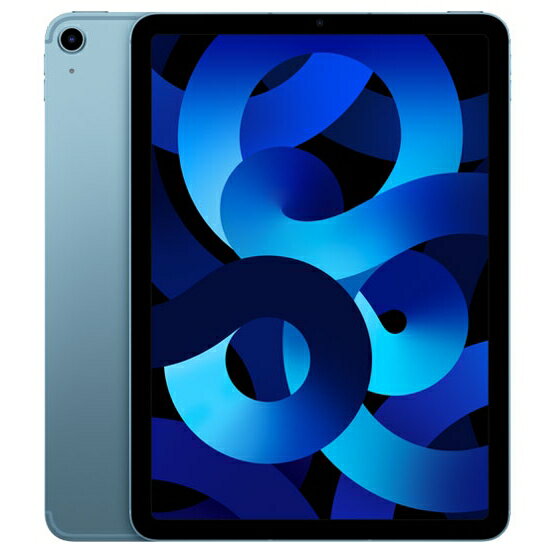 【中古】(並品)〈SIMフリー〉Apple iPad Air 第5世代 Cellular 64GB ブルー 3J982J/A 展示品型番【安心保証90日/赤ロム永久保証】iPadAir5 本体 アイパッド タブレット