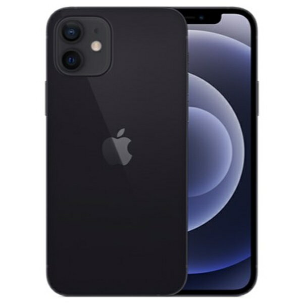 【中古】(良品)〈SIMフリー〉Apple iPhone 12 64GB ブラック MGHN3J/A バッテリー90%以上【安心保証90日/赤ロム永久保証】iPhone12 本体 アイフォーン アイフォン スマホ