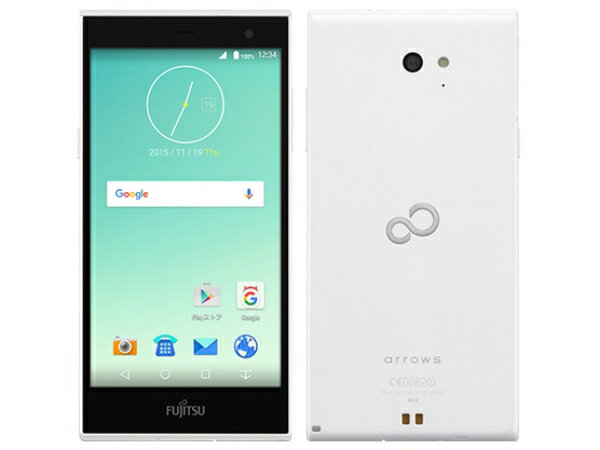 乐天商城 - 【中古】(並品)〈SIMフリー〉FUJITSU arrows M02 16GB ホワイト FARM0600E【安心保証90日/赤ロム永久保証】arrowsM02 本体 アイフォーン アイフォン スマホ