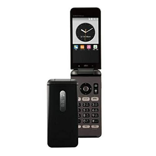 【中古】(並品) au KYOCERA GRATINA 8GB ブラック KYF31【安心保証90日/赤ロム永久保証】GRATINA 本体 Android アンドロイド ガラホ
