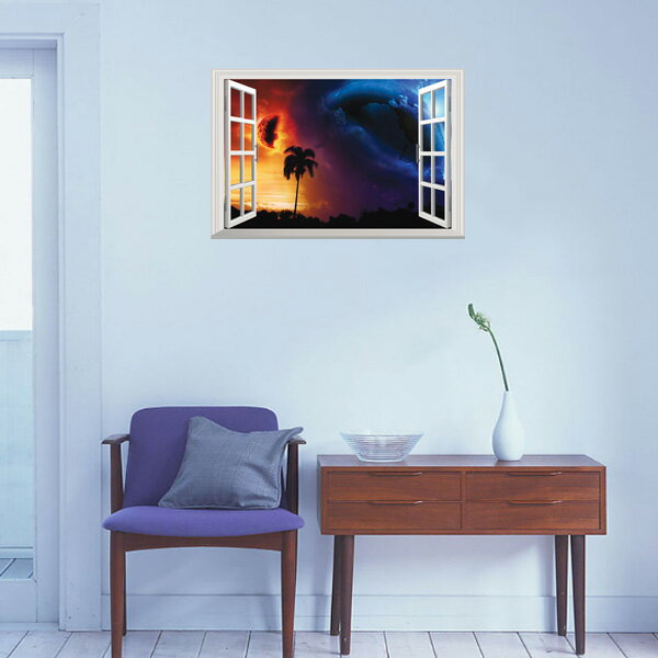 セール アウトレット ウォールステッカー おしゃれ 壁紙 はがせる フォトブース 月 星 惑星リゾート 空 雲 トリックアート カフェ 装飾 フレーム 玄関 リビング 模様替え リフォーム 階段 トイレ ドア 子供部屋 風景 額縁 北欧 イベント 誕生日 壁紙 インスタ映え 内装 店舗