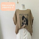 Tシャツ レディース 半袖 ゆったり カジュアル おしゃれ 春夏 体型カバー フォト トップス 重ね着 ゆったりアームホール キレカジ 柔らか素材 楽チン 軽い...