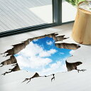 ウォールステッカー 子供部屋 おしゃれ 空 雲 床 トリックアート あす楽 はがせる Wall sticker 立体 騙し絵 北欧 絵画 キッズルーム カフェ 装飾 風景 洗面所 フォトブース ウォールアート リビング 玄関 トイレ ドア 寝室 リフォーム クロス オフィス 内装 店舗 イベント