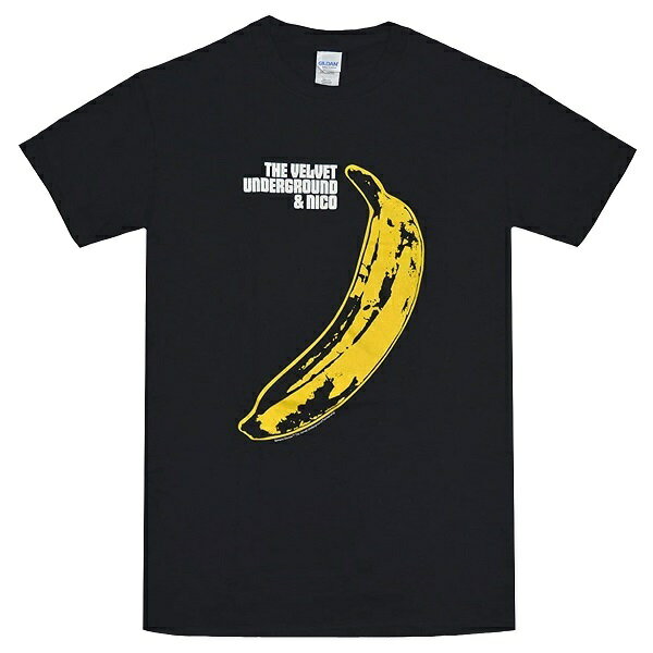 THE VELVET UNDERGROUND ヴェルヴェットアンダーグラウンド Banana Nico Tシャツ BLACK