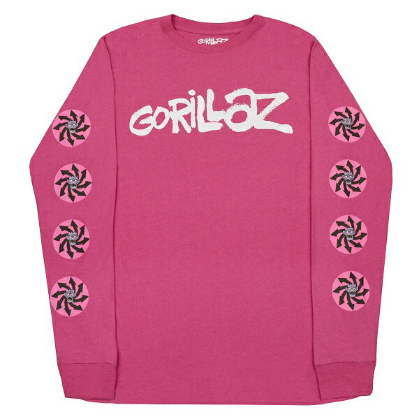 GORILLAZ ゴリラズ Repeat Pazuzu Spiral ロングスリーブ Tシャツ