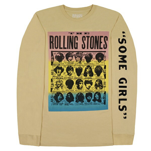 THE ROLLING STONES ローリングストーンズ Some Girls Poster ロングスリーブ Tシャツ