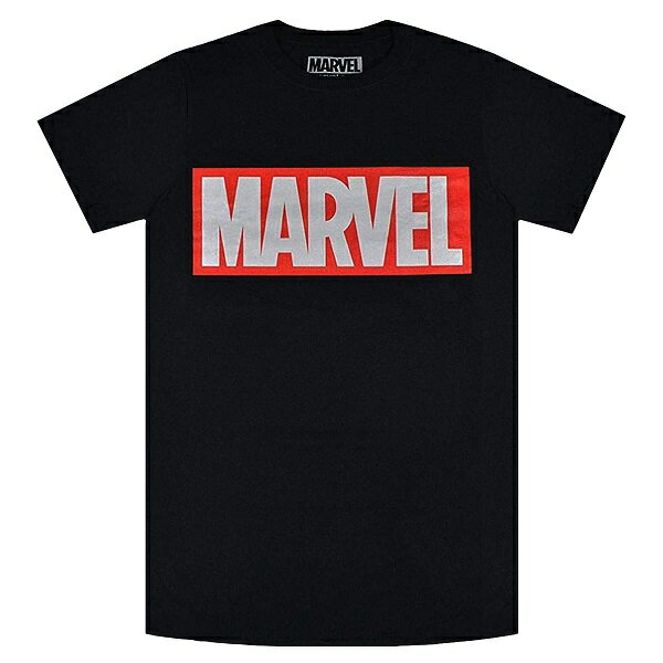MARVEL COMICS マーベルコミック Box Logo Tシャツ BLACK