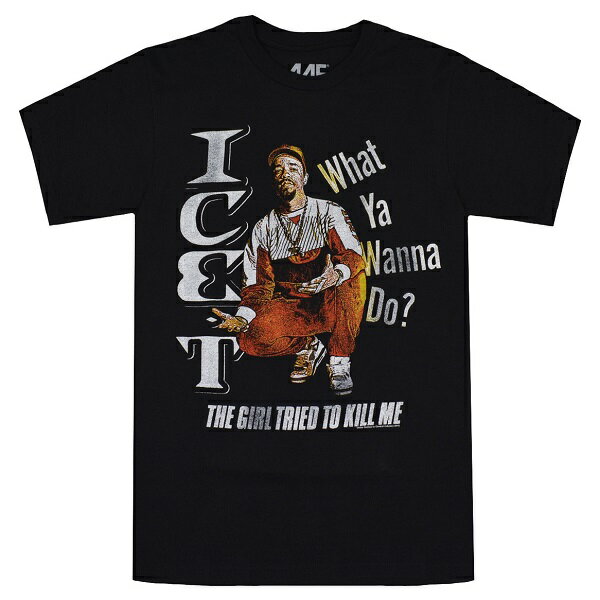 　ICE-T The Girl Tried To Kill Me T-SHIRTS公認のオフィシャルライセンス商品！（画像をクリックで拡大します）（画像をクリックで拡大します） 商品名ICE-T The Girl Tried To Kill Me T-SHIRTS商品詳細俳優もこなすウエストコーストで初めてメジャーレーベルと契約したギャングスタ・ラッパー、アイス-T。 ハードコアラップ軍団BODY COUNTでの活躍もあり幅広い層から人気のレジェンドアーティストです。 また現在では珍しくない“PARENTAL ADVISORY”のステッカーをアルバムに貼り付けられた第1号アーティストという余談も。 現在もラッパーとしての活動と並行して、俳優として映画やドラマでも活躍するなど多方面に精力的に活動中です。 89年リリースの名曲シングル「What Ya Wanna Do?」のジャケットアートワークのアイス-TをフィーチャーしたデザインのTシャツ。 公認のオフィシャルライセンス商品です。サイズサイズ：S 身幅：約45cm 着丈：約70cm サイズ：M 身幅：約49cm 着丈：約73cm サイズ：L 身幅：約54cm 着丈：約79cm サイズ：XL 身幅：約60cm 着丈：約83cm ※平置きにて採寸し平均サイズを表示しております。輸入商品は国内商品のような緻密さに欠けるため、多少の誤差はご了承ください。素材・その他素材：COTTON 100％ タグ表記：MF注意事項撮影時のライティング、ご覧になっているモニター・PC環境により実際の商品と色味が異なって見える場合がございます。ご了承の上お買い求め下さい。