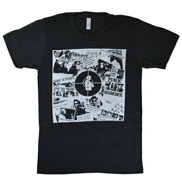 PUBLIC ENEMY Black Steel In The Hour Of Chaos Tシャツ DARK GREY