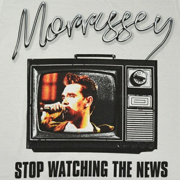 MORRISSEY モリッシー Stop Watching The News Tシャツ