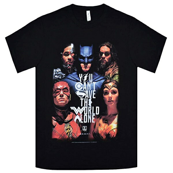 JUSTICE LEAGUE ジャスティスリーグ Save The World Poster Tシャツ