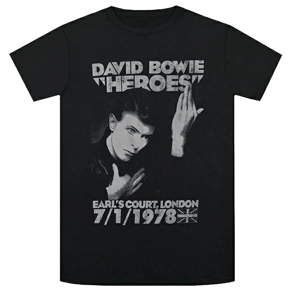 DAVID BOWIE デヴィッドボウイ Heroes Court Tシャツ