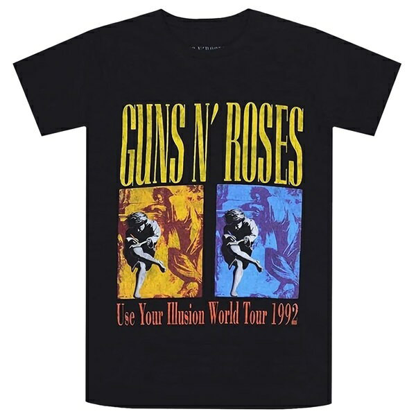GUNS N' ROSES ガンズアンドローゼズ Use Your Illusion World Tour Tシャツ