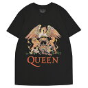 QUEEN クイーン Classic Crest Tシャツ BLACK