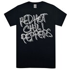 RED HOT CHILI PEPPERS レッドホットチリペッパーズ Black & White Logo Tシャツ