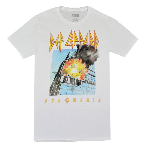 DEF LEPPARD デフレパード Faded Pyromania Tシャツ