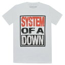 　SYSTEM OF A DOWN Triple Stack Box T-SHIRTSバンド公認のオフィシャルライセンス商品！（画像をクリックで拡大します）（画像をクリックで拡大します） 商品名 SYSTEM OF A DOWN Triple Stack Box T-SHIRTS商品詳細前身となるセッションバンドSOILを経て94年に結成されたアメリカンオルタナメタルの雄、SYSTEM OF A DOWN。 現在までにトータルセールスは4000万枚超を記録し、独創的なサウンドに乗せた社会と政治に対するメッセージを込めた歌詞で世界的に絶大な人気を誇るバンドです。 バンドはグラミー賞を獲得した絶頂期の2006年に活動を休止、2011年に再始動を果たしフェスやツアーを中心に活動中です。 カリフォルニアの老舗スケートブランドのVISION STREET WEARのアイコンをパロディーしたナイスなデザインのTシャツ。 バンド公認のオフィシャルライセンス商品です。サイズサイズ：S 身幅：約45cm 着丈：約69cm サイズ：M 身幅：約50cm 着丈：約70cm サイズ：L 身幅：約53cm 着丈：約72cm サイズ：XL 身幅：約57cm 着丈：約77cm ※平置きにて採寸し平均サイズを表示しております。輸入商品は国内商品のような緻密さに欠けるため、多少の誤差はご了承ください。 素材・その他素材：COTTON 100％ タグ表記：SYSTEM OF A DOWN注意事項撮影時のライティング、ご覧になっているモニター・PC環境により実際の商品と色味が異なって見える場合がございます。ご了承の上お買い求め下さい。