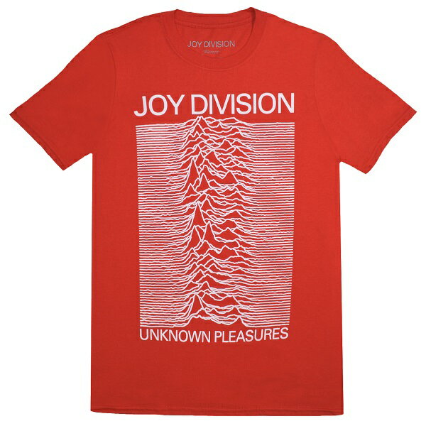 JOY DIVISION ジョイディヴィジョン Unknown Pleasures Tシャツ RED