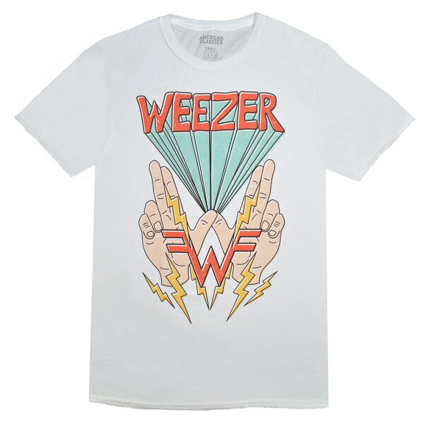 WEEZER ウィーザー Hands & Lightning Tシャツ