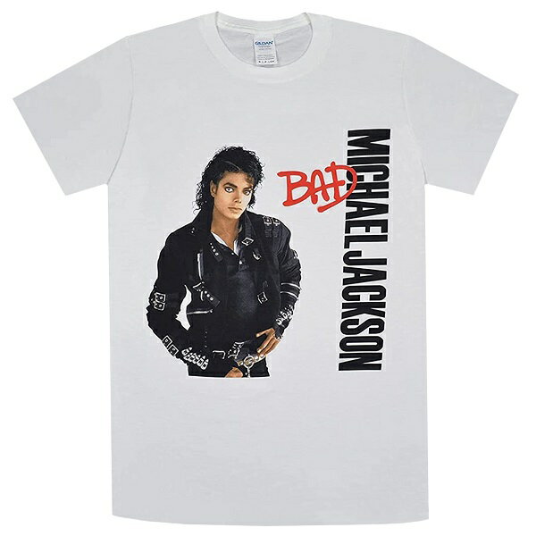 MICHAEL JACKSON マイケルジャクソン Bad Tシャツ WHITE