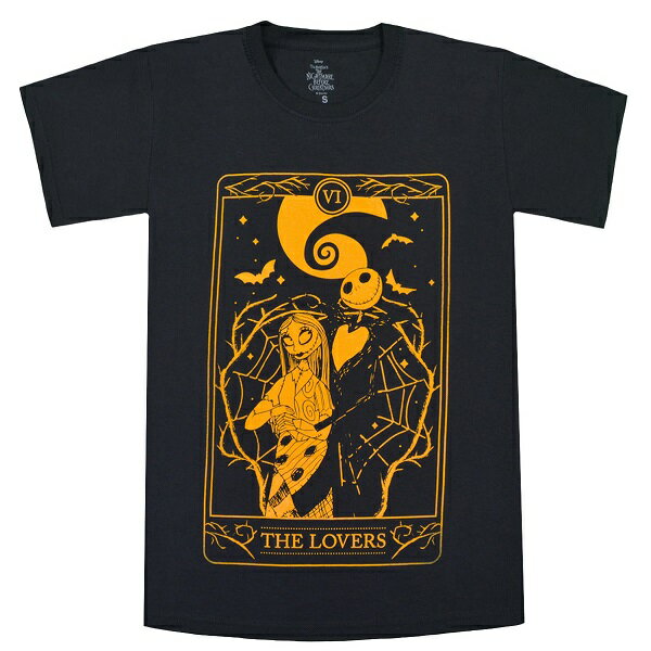 THE NIGHTMARE BEFORE CHRISTMAS ナイトメアービフォアクリスマス Jack Sally Lovers Tシャツ