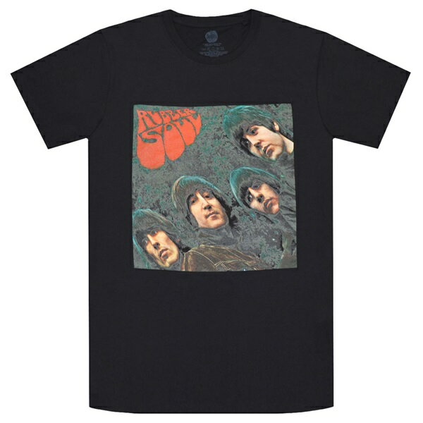 THE BEATLES ӡȥ륺 Rubber Soul Album Cover T BLACK