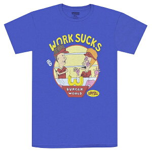 BEAVIS AND BUTT-HEAD ビーバスアンドバットヘッド Work Sucks Tシャツ