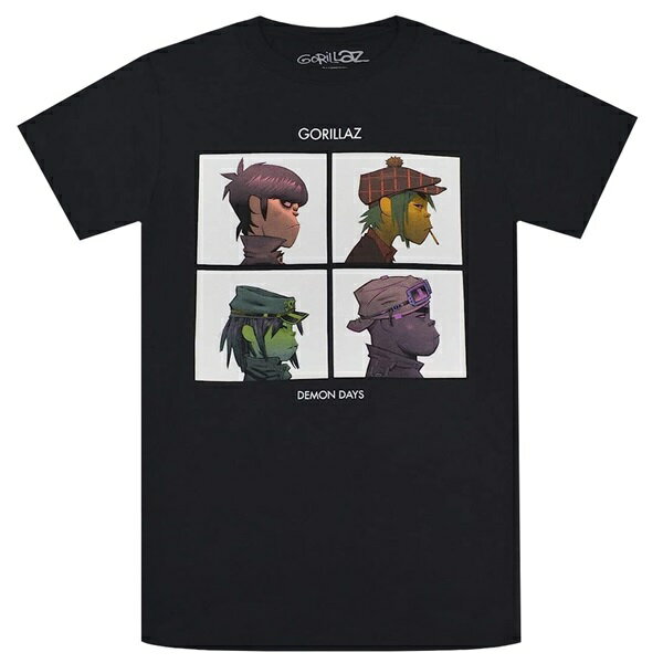 GORILLAZ ゴリラズ Demon Days Tシャツ BLACK