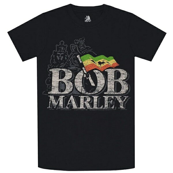 BOB MARLEY ボブマーリー Distress Logo Tシャツ