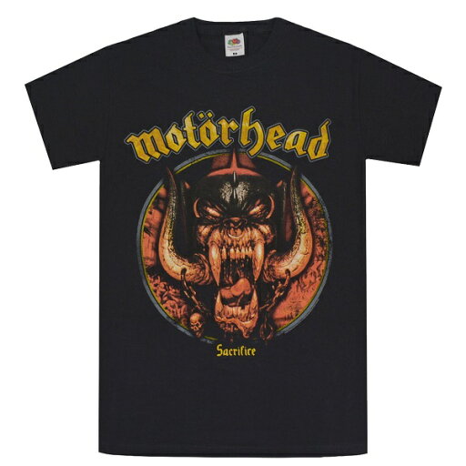 MOTORHEAD モーターヘッド Sacrifice Tシャツ MOTORHEAD モーターヘッド Sacrifice Tシャツ