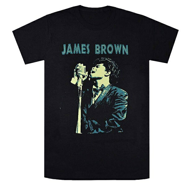 JAMES BROWN ジェームスブラウン Holding Mic Tシャツ