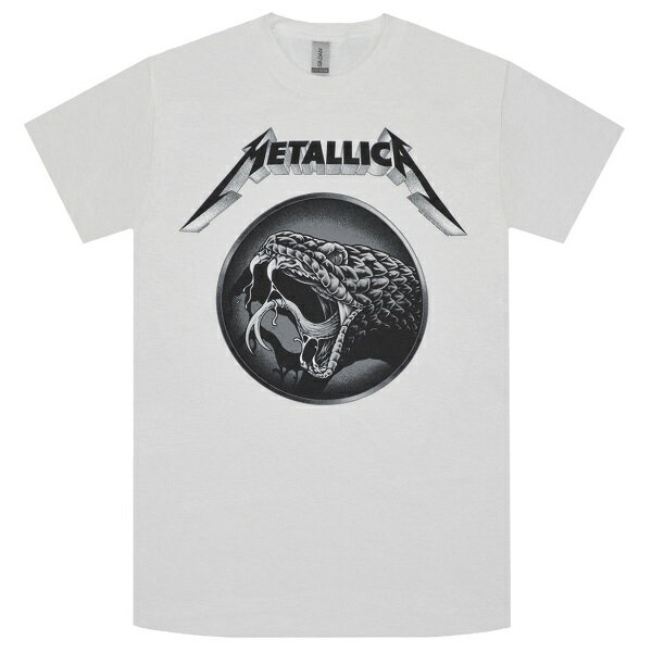 METALLICA メタリカ Black Album Poster Tシャツ WHITE