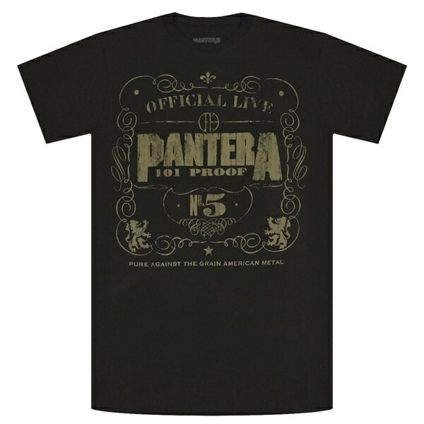 PANTERA パンテラ 101 Proof Tシャツ