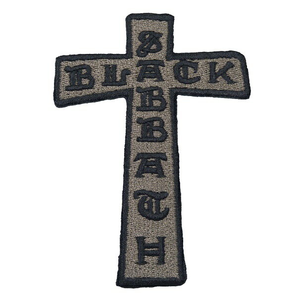 BLACK SABBATH ubNToX Cross Logo Patch by