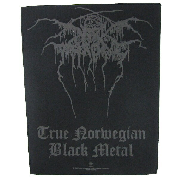 DARKTHRONE ダークスローン True Norwegian バックパッチ