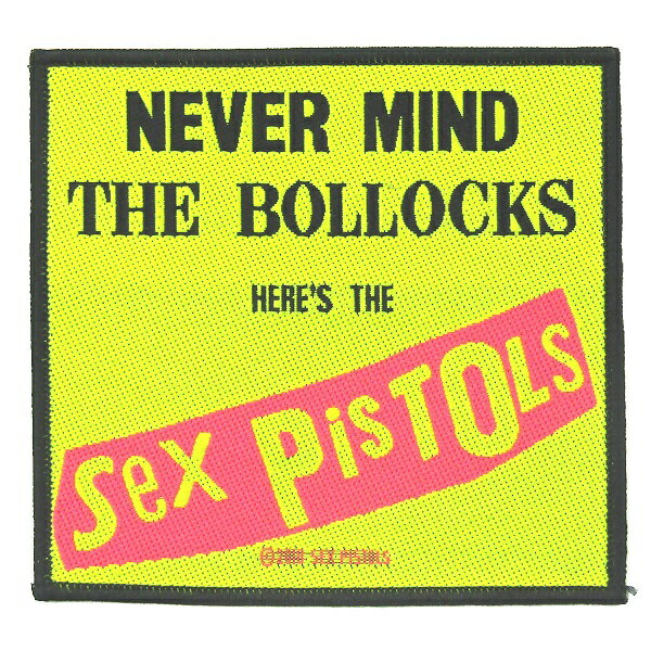 SEX PISTOLS セックスピストルズ Nevermind The Bollocks Patch ワッペン