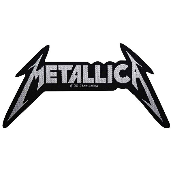 METALLICA ^J Shaped Logo Patch by