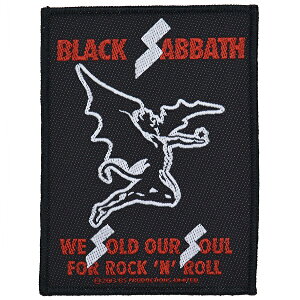 BLACK SABBATH ブラックサバス We Sold Our Soul For Rock 'n' Roll Patch ワッペン