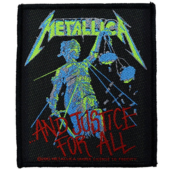 楽天GEEKHEADMETALLICA メタリカ ...And Justice For All Patch ワッペン