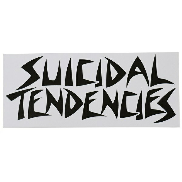 SUICIDAL TENDENCIES スイサイダルテンデンシーズ Logo ステッカー WHITE