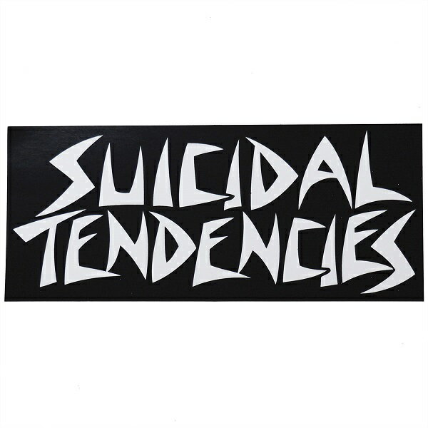 SUICIDAL TENDENCIES スイサイダルテンデンシーズ Logo ステッカー BLACK