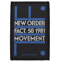 NEW ORDER ニューオーダー Fact. 50 Patch ワッペン