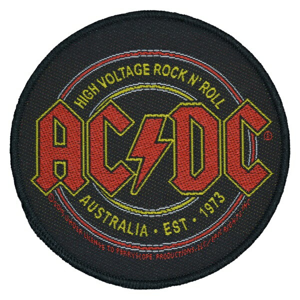 AC/DC エーシーディーシー High Voltage Rock 'N' Roll Patch ワッペン